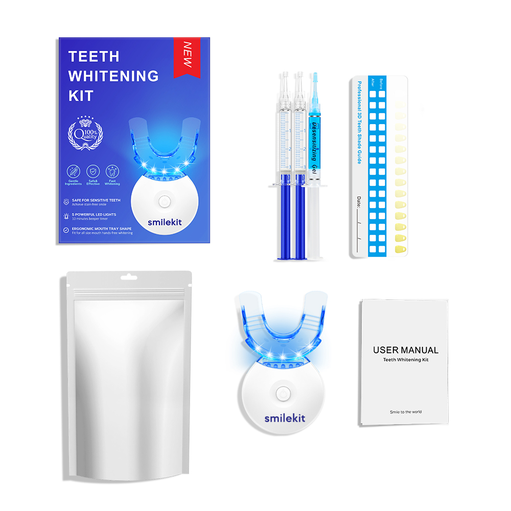 Teeth Whitening Remedies - 歯のホワイトニングキット - 35% カルバミド過酸化物を含む 5X LED