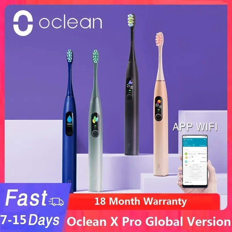 Teeth Whitening Toothbrush - Oclean X Pro ソニック電動歯ブラシ ホワイトニング歯ブラシ バイブレーター