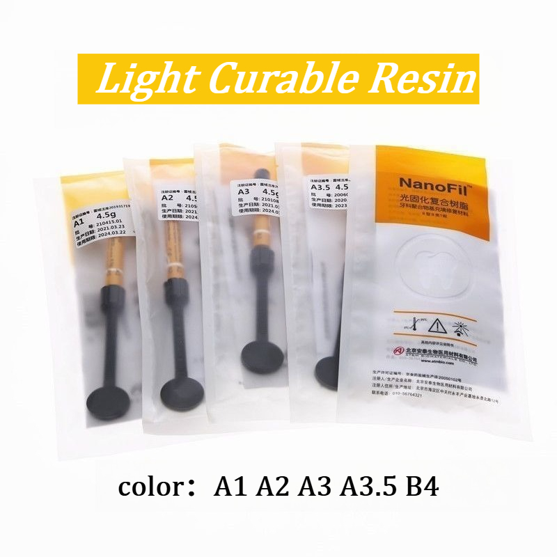 Teeth Whitening Uv - 歯のホワイトニング、歯の修復用の歯科用レジン材料、UV硬化レジン、歯科ラボ用歯科材料、A1、A2、A3、A3.5、B4