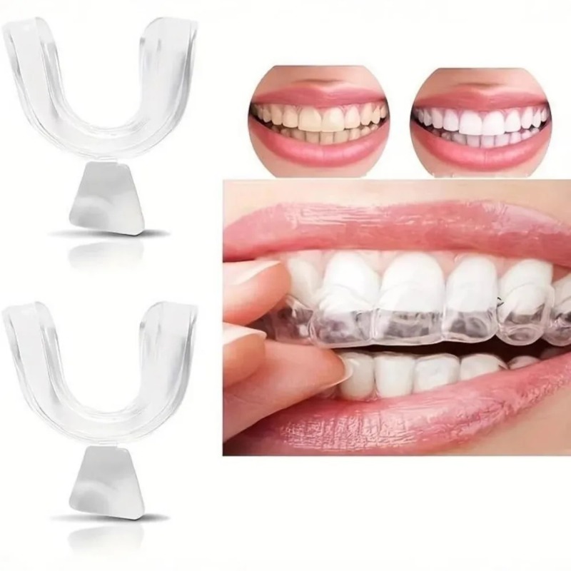 Dental Guard Night - 4個入り/箱 歯ぎしり防止マウスガード 成形可能な歯科用ナイトガード 大人用 歯ぎしり防止 ブルージズムトレイ