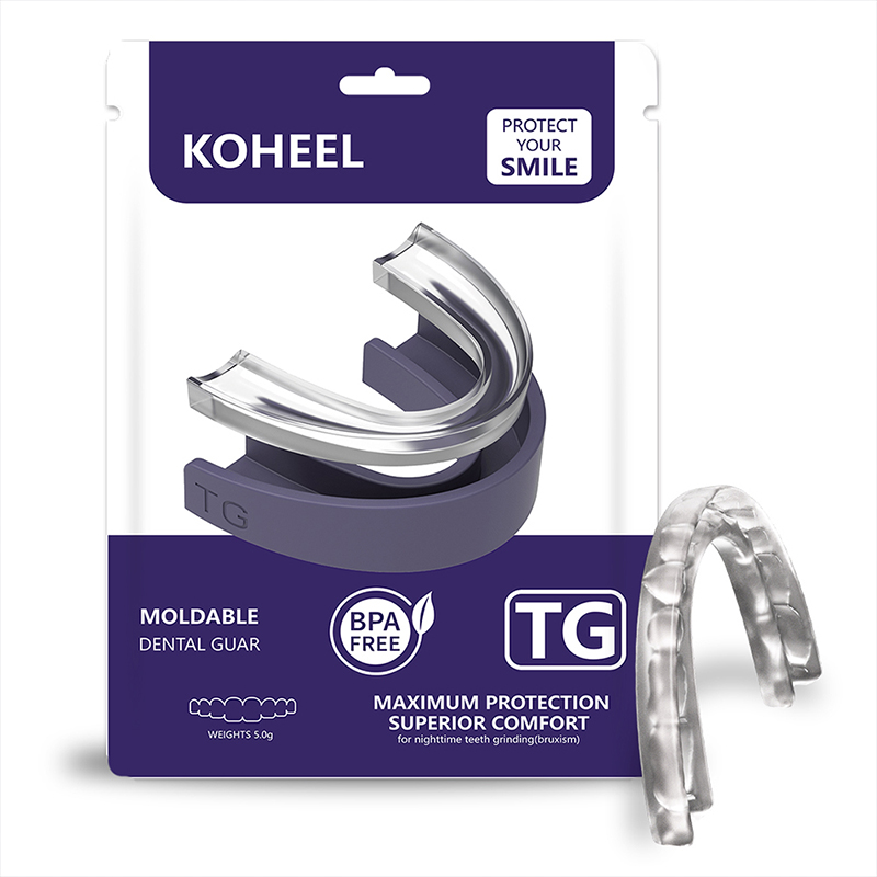 Dental Guard Night - KOHEEL TG マウスガード（歯ぎしり用）、成形トレイ付き、夜用歯ぎしり防止ガード、使いやすく完璧なフィット感、歯ぎしりを防ぐ