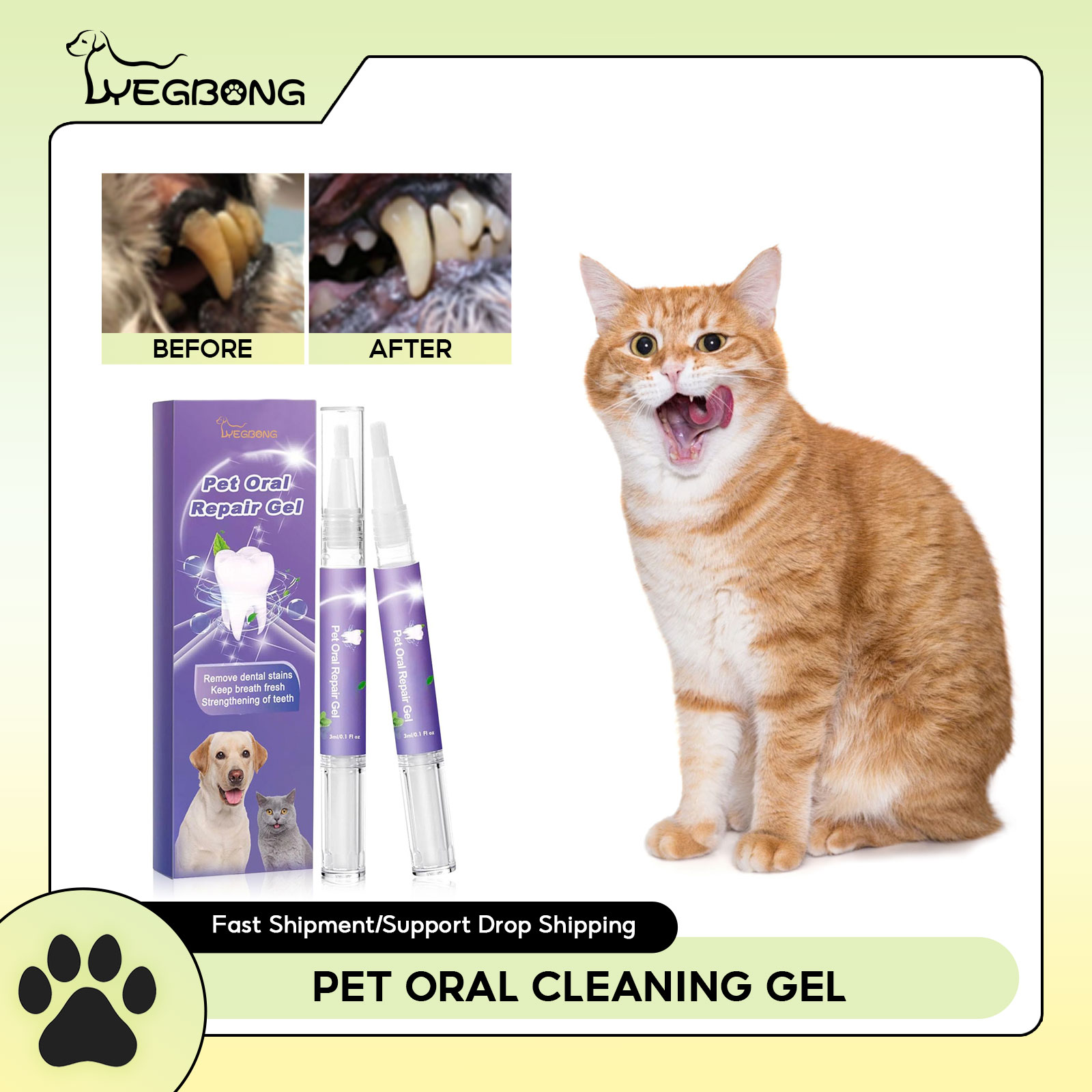 Teeth Whitening Remedies - ペット口腔修復ジェル子犬歯石除去消臭剤白くする猫犬歯ステインリムーバーガムケアペットの歯のクリーニングジェル