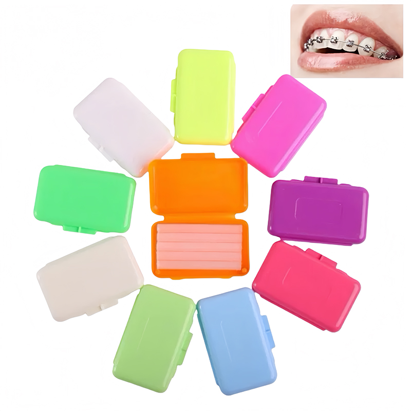 Teeth Whitening With Braces - 10個入り 歯科矯正用緩和ワックス ミックス香料 ブレースによる歯茎の炎症を軽減 歯のホワイトニング 唇の保護