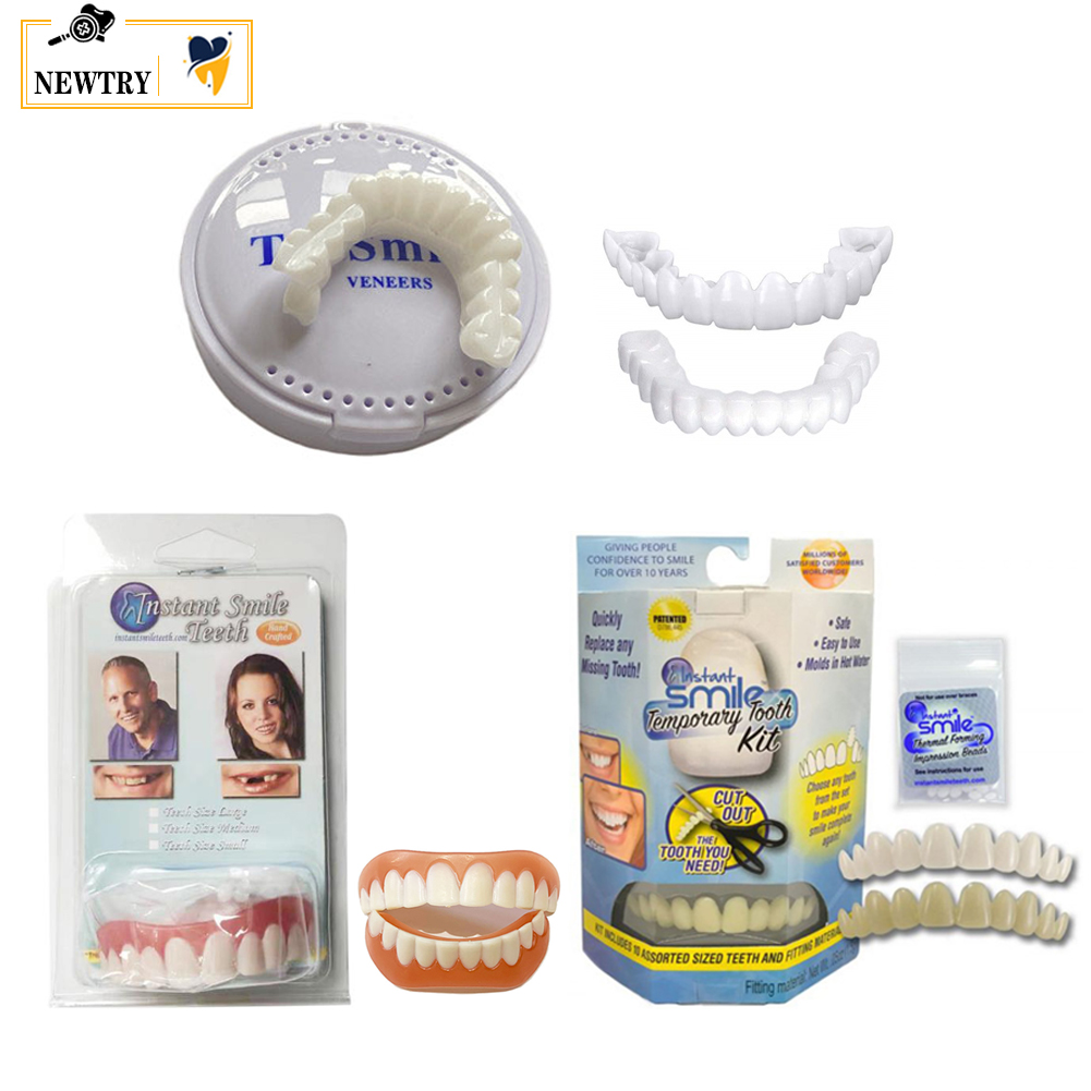 Teeth Whitening With Braces - 一時的な学生ブレース,偽の歯のホワイトニング,回復,修復,充填材料キット,上の下部の歯の衛生,5個