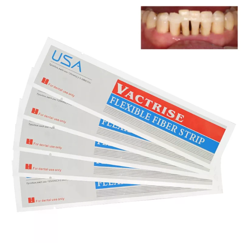 Teeth Whitening Strips Lumineux - 1Pc 歯科用柔軟なファイバーストリップガラススプリント緩歯固定ストリップ光硬化結合矯正材料
