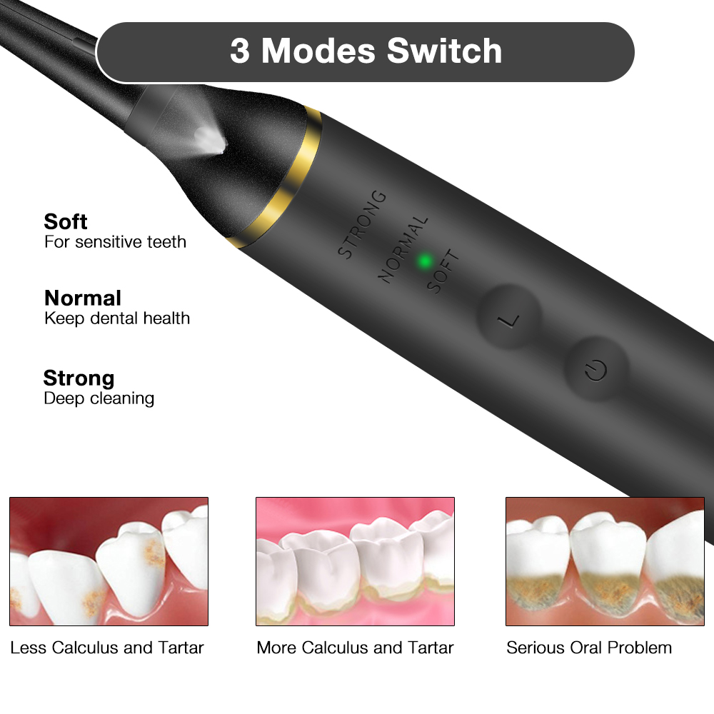 ポータブル電気音波歯石スケーラー,歯のホワイトニングキット, - Teeth Whitening Led Kit のレビューと価格