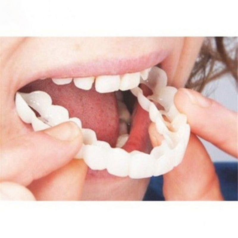 完璧なフィット感の入れ歯カバー、ホワイトニング、スナップオン - Teeth Whitening With Braces のレビューと価格