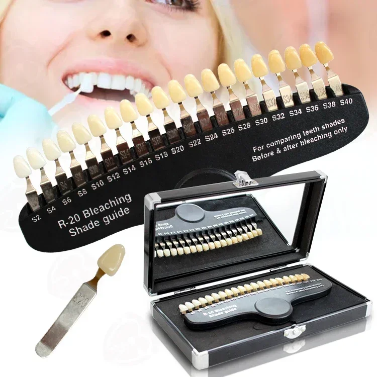 プロフェッショナル歯のホワイトニング漂白シェードガイド/20 - Teeth Whitening Shade Guide のレビューと価格