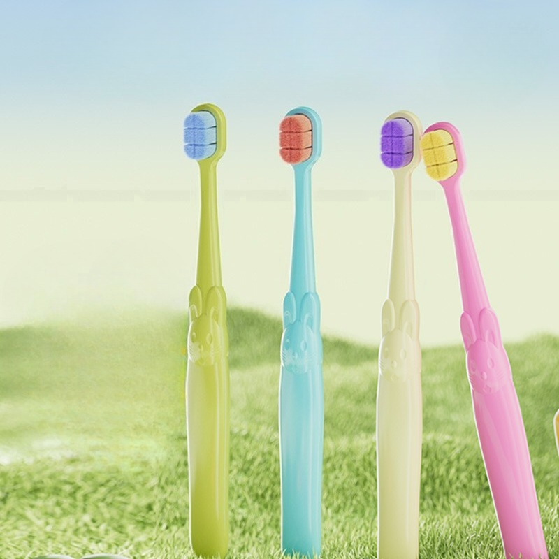 かわいいウサギの形の子供歯ブラシ柔らかい毛歯ホワイトニングブ - Teeth Whitening Toothbrush のレビューと価格