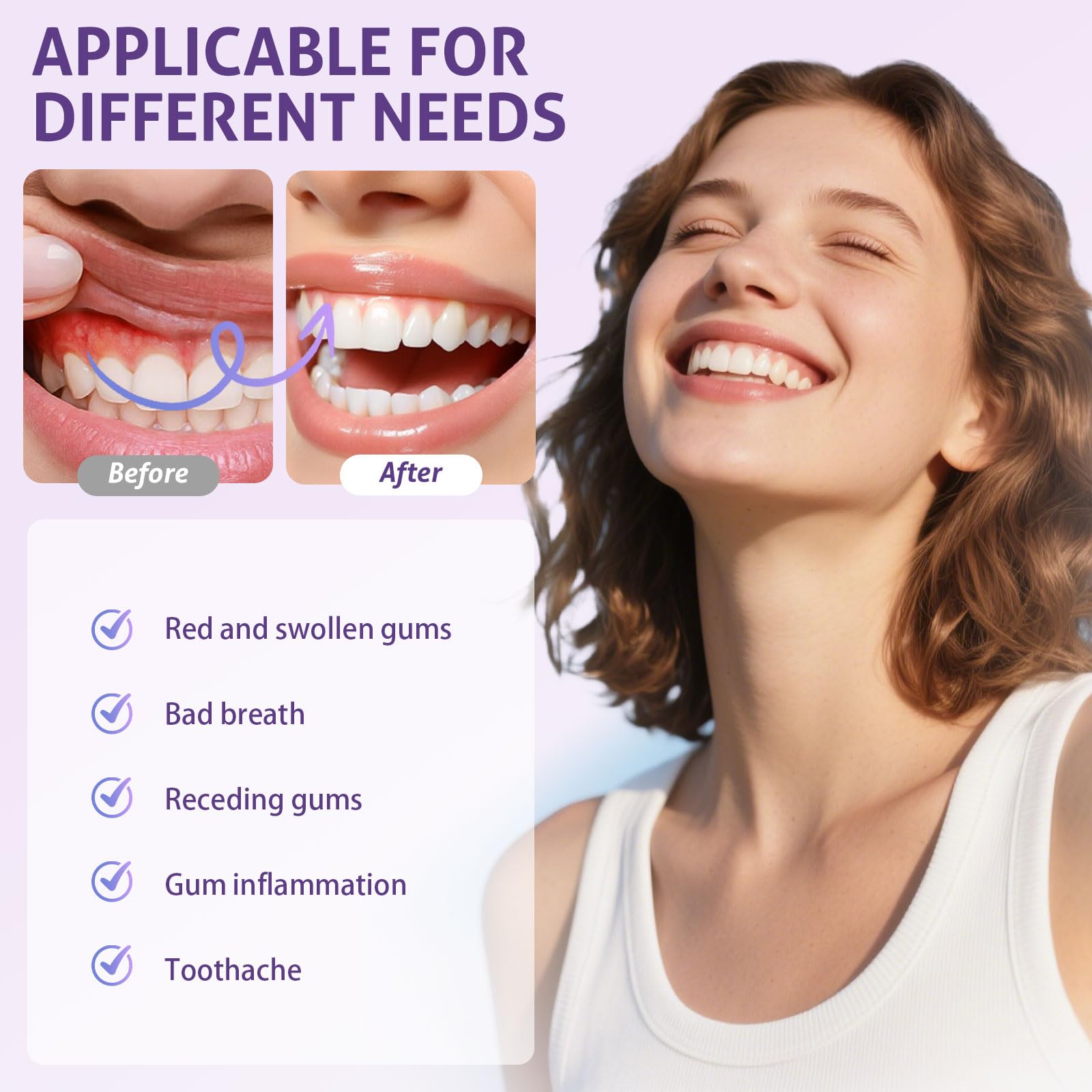 赤青光線療法歯のホワイトニングデバイス 650nm 460n - Teeth Whitening Led Kit のレビューと価格