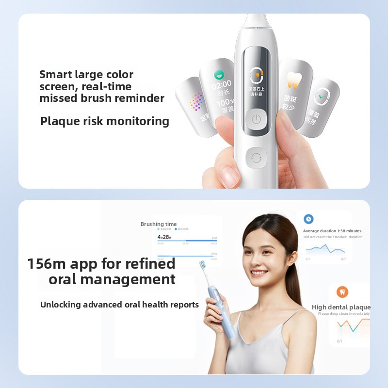 MIJIA サーボ振動電動歯ブラシ プロ 180日間バッテリ - Teeth Whitening Toothbrush のレビューと価格