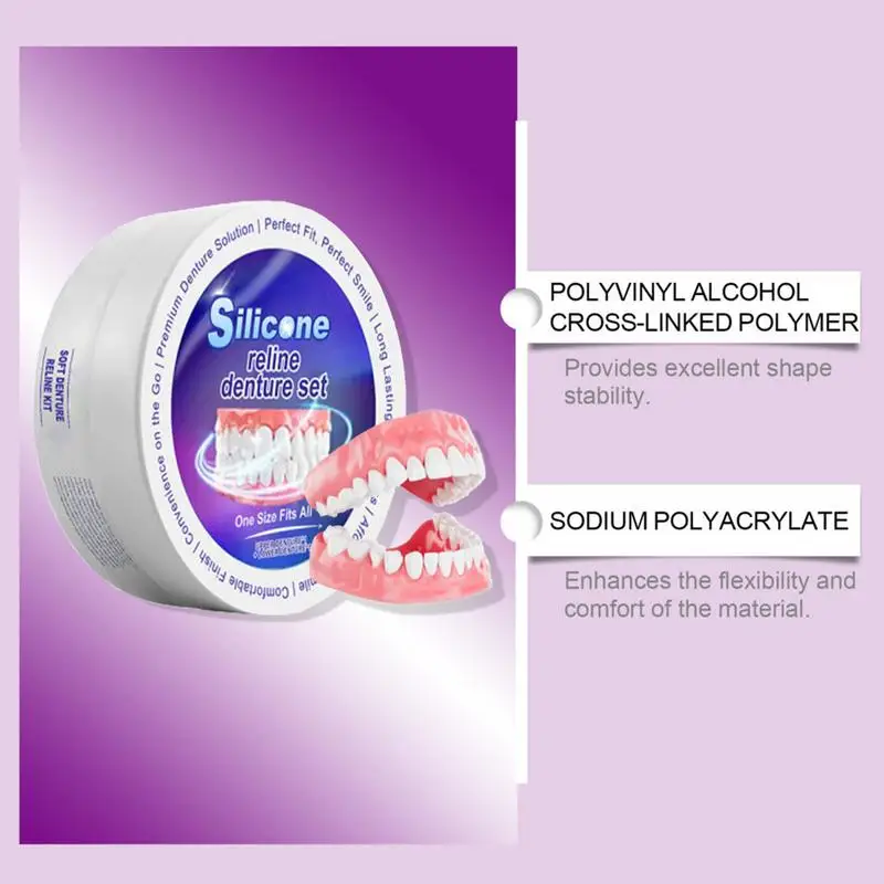 シリコーン義歯セットフィット一時的な矯正歯入れ歯偽の歯口腔衛 - Teeth Whitening With Braces のレビューと価格
