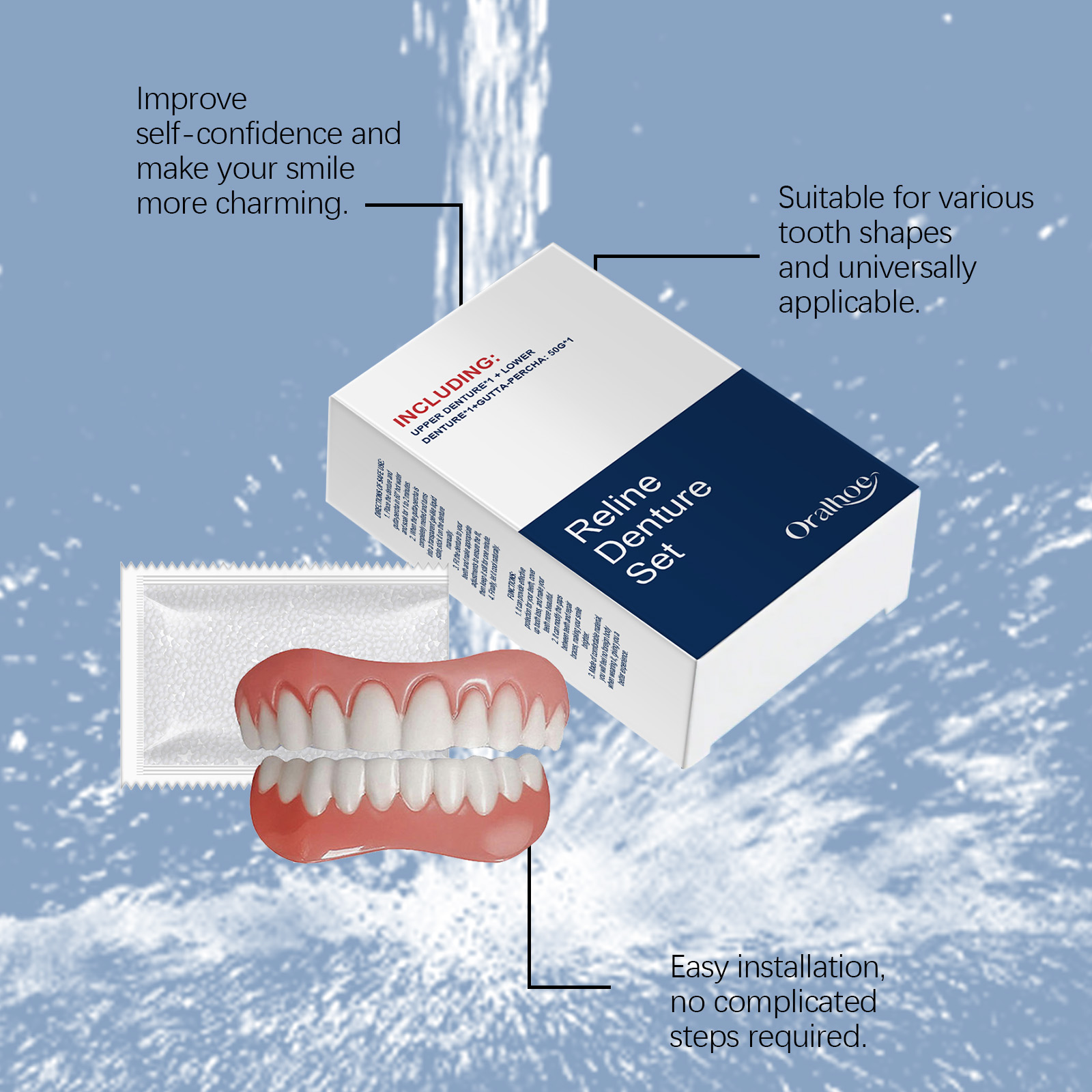 入れ歯、仮歯、一時的な歯、口腔シミュレーション、矯正器具、上 - Teeth Whitening With Braces のレビューと価格