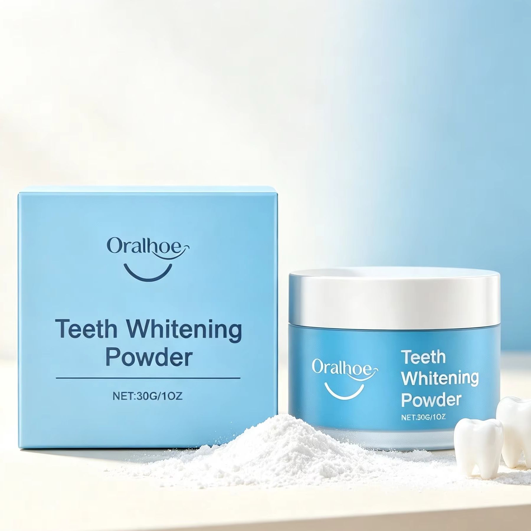 オーラルホー歯磨きパウダー 歯の汚れ除去剤 ディープクリーニ - Teeth Whitening Remedies のレビューと価格