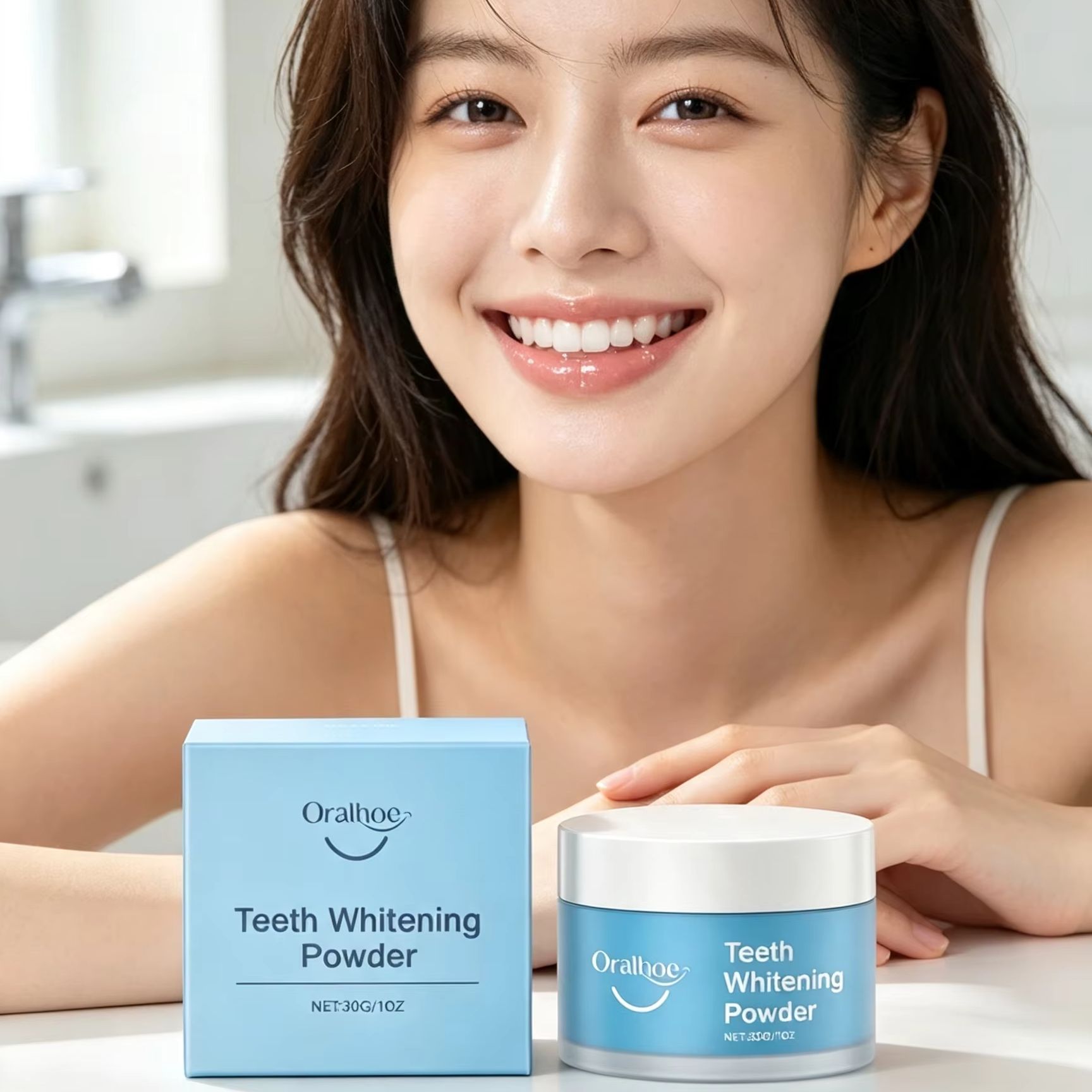 オーラルホー歯磨きパウダー 歯の汚れ除去剤 ディープクリーニ - Teeth Whitening Remedies のレビューと価格