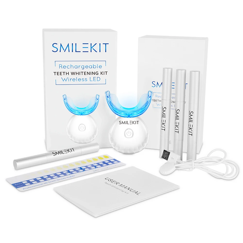 歯科歯ホワイトニングキットミニ 16 LED コールドライト - Teeth Whitening Led Kit のレビューと価格