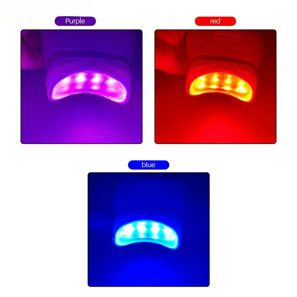調整可能な3色LED歯のホワイトニング促進器、歯科用コールド - Teeth Whitening/Bleaching のレビューと価格