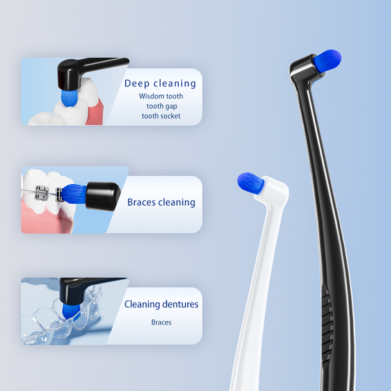 ブレース用専用歯ブラシ 傾斜デザイン 深い口腔洗浄とケア 白 - Teeth Whitening With Braces のレビューと価格