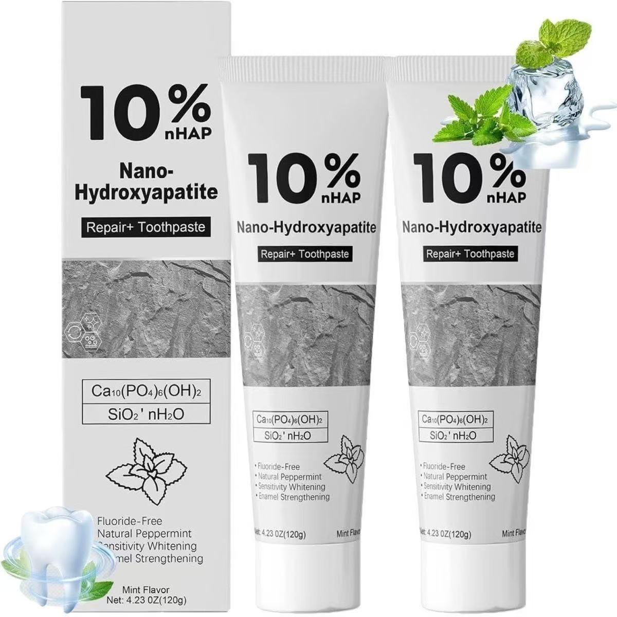 10% ナノハイドロキシアパタイト配合 ホワイトニング＆ステ - Teeth Whitening Yellow Teeth のレビューと価格