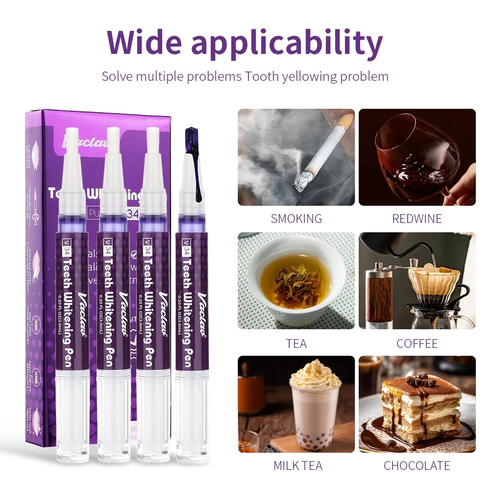 ヴァクヴァル V34 パープル歯ホワイトニングジェルペン、イ - Teeth Whitening Remedies のレビューと価格